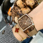 Timini Women's Watch Hot Selling Rose Red Belt Watch Women's Large Plate Xiaohongshu 77120