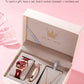 OLEVS Brand Ladies' Watch Fully Automatic Mechanical Watch Fashion Leather Strap 6601