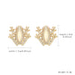 Fashion Small Animal Women's Earrings 14K Gold Plated Retro European and American Style Wholesale Free Shipping