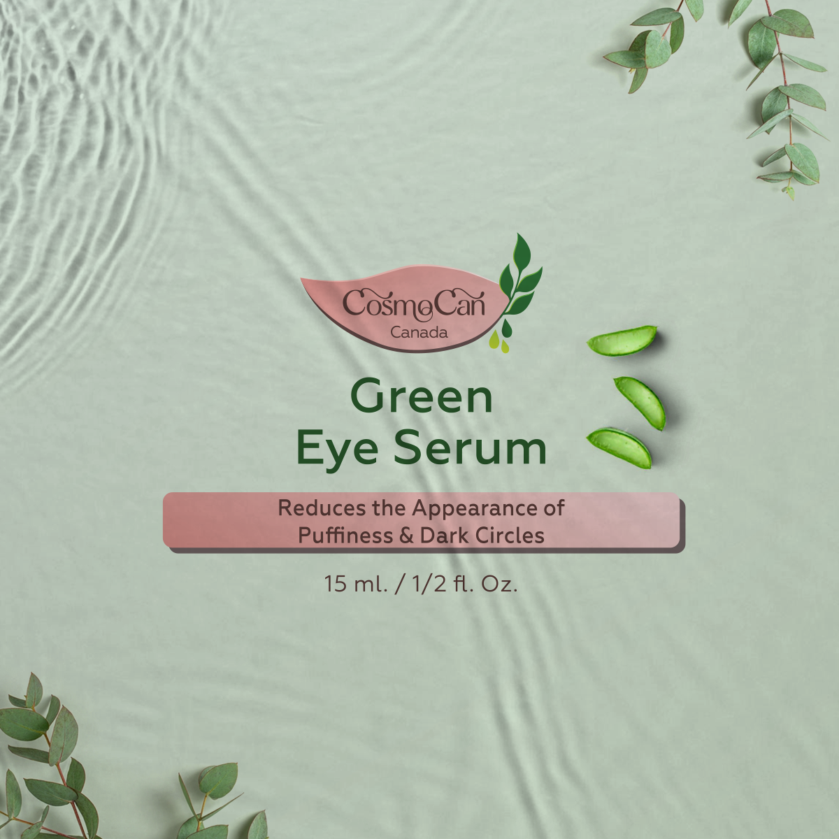 Green Eye Serum  15ml / 1/2 fl. Oz